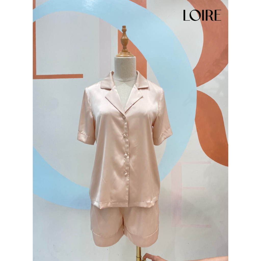 Bộ Pijama Basic Cúc Bọc Tỉ Mỉ Loirechic PCC02