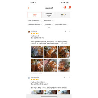 Combo 10 Bánh Tráng Dẻo Sợi Đỏ
