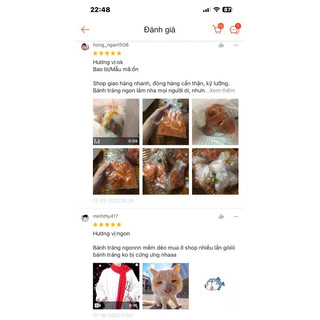 Combo 10 Bánh Tráng Dẻo Sợi Đỏ