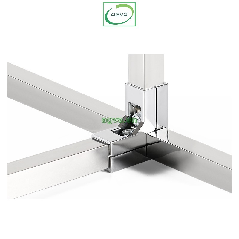 Khớp nối nhanh Sắt/Inox Hộp Vuông 25x25mm Không Cần Hàn KHN-001