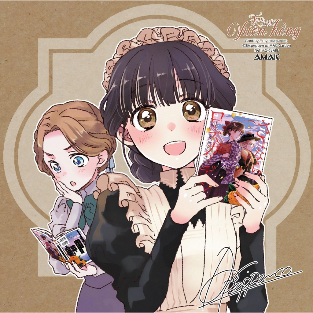 Truyện tranh - Boxset Tạm biệt vườn hồng - Trọn bộ 3 tập - Card Aniani số lượng có hạn - Girls Love - AMAK