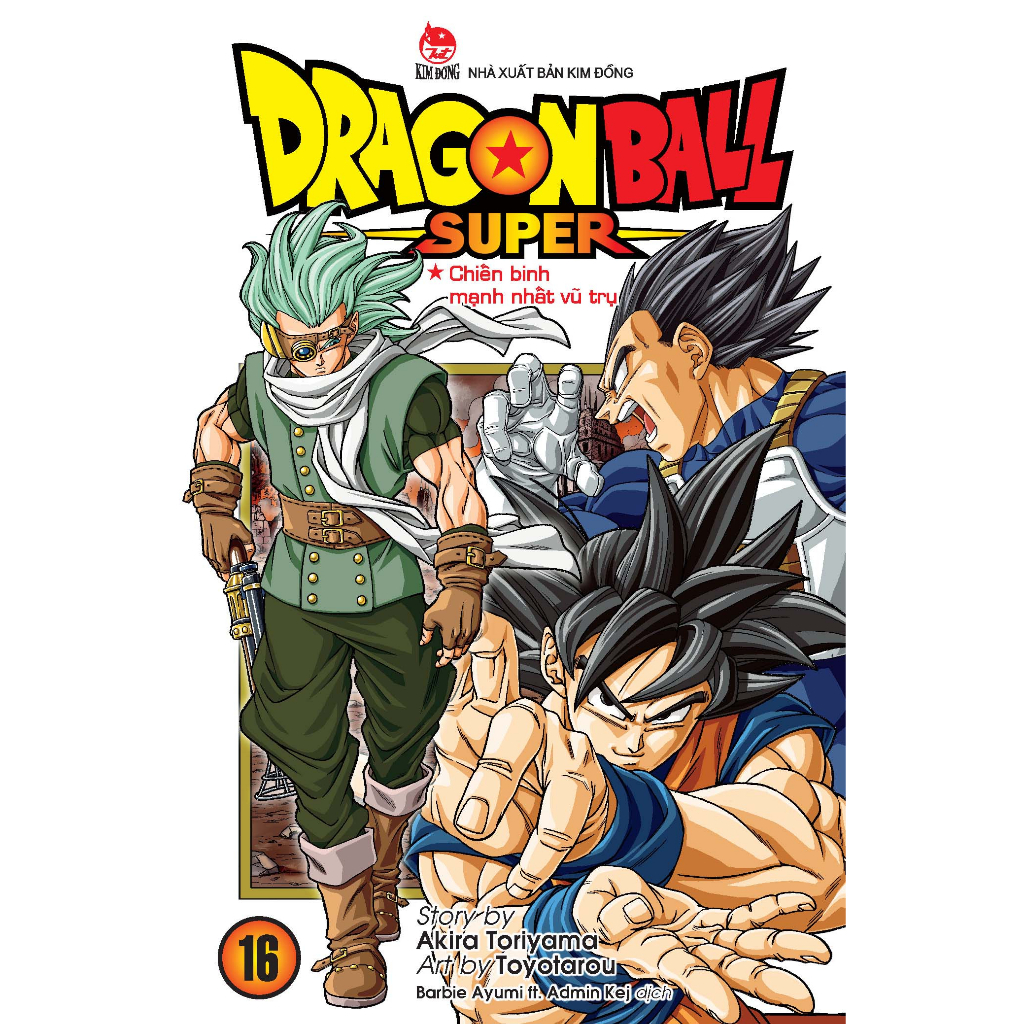 Truyện tranh Dragon Ball Super - Tập 16 - NXB Kim Đồng - 7 viên ngọc rồng