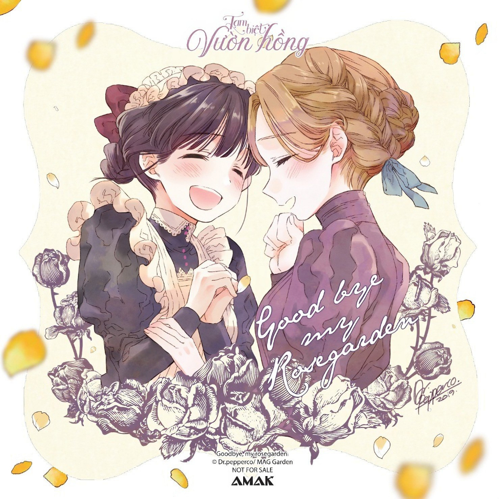 Truyện tranh - Boxset Tạm biệt vườn hồng - Trọn bộ 3 tập - Card Aniani số lượng có hạn - Girls Love - AMAK