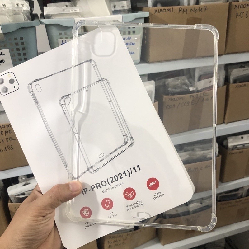 Ốp lưng dẻo chống sốc 4 góc cho iPad Gen10 Mini 6, 5,4,3,2,, Ipad 5,6,7, Gen7,8,9 10.2 , Air3 Air4,5 10.9, 11 2021,20,18