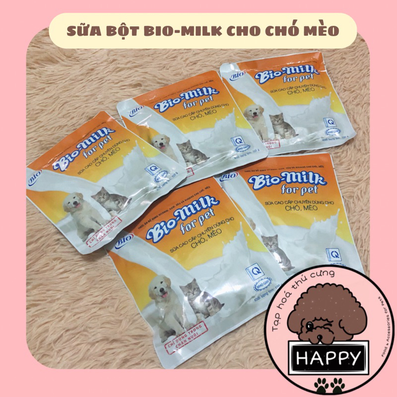 Sữa bột Bio-milk cao cấp cho thú cưng Túi sữa Biomilk cho chó mèo con ...