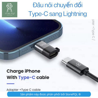 Đầu nối chuyển đổi Type-C sang Lightning OTG