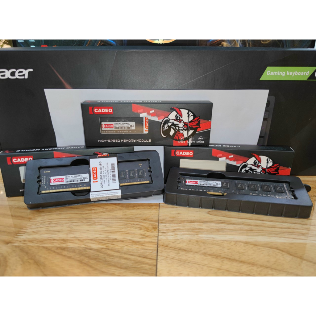 RAM PC CADEO 8Gb DDR4 Bus 2600Mhz/3200Mhz Mới 100% bảo hành 3 năm