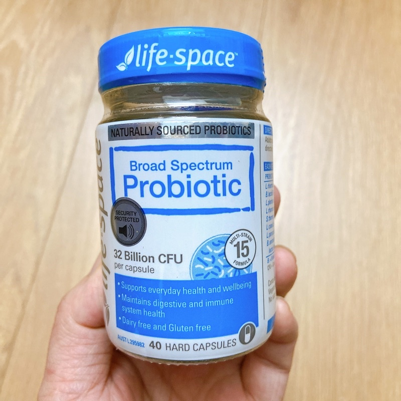 Viên uống men vi sinh Úc - hỗ trợ tiêu hoá cho người lớn Life Space Broad Spectrum Probiotic 40 viên