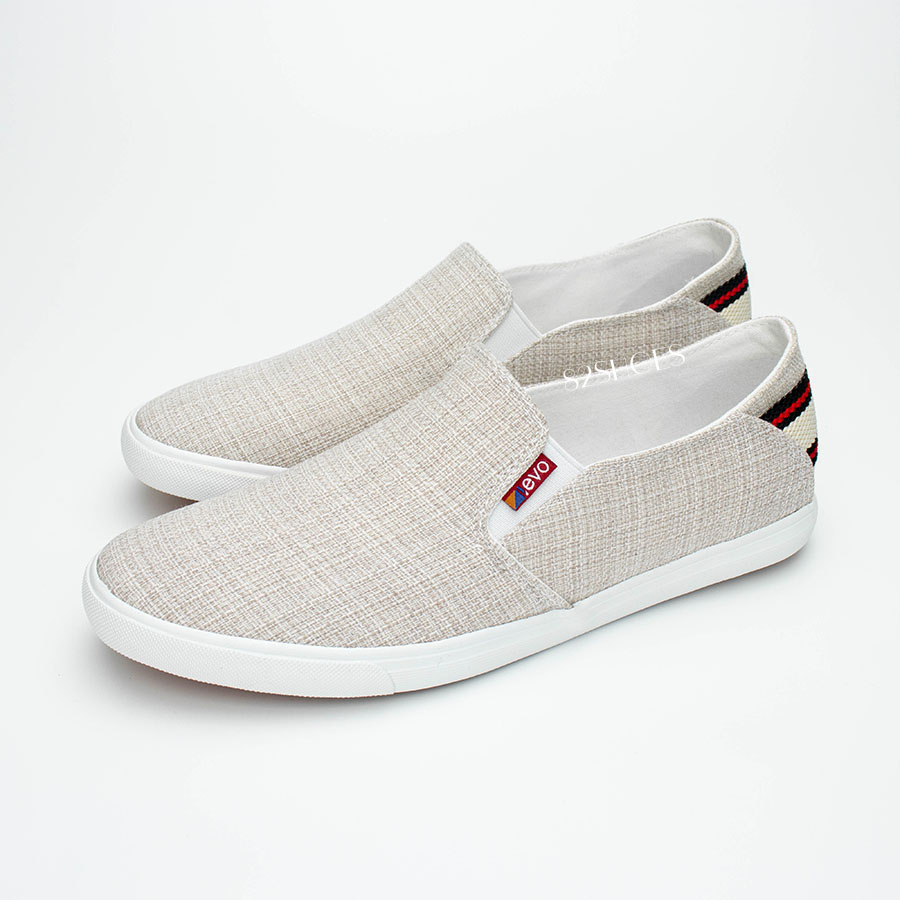 Giày lười nam - Slip on nam vải - Mã S200