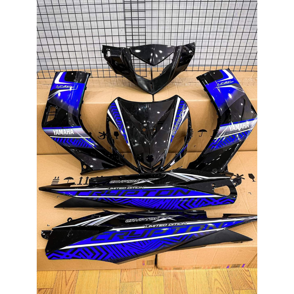 Tem Rời Exciter 2010 Crypton Dán Xe Đen