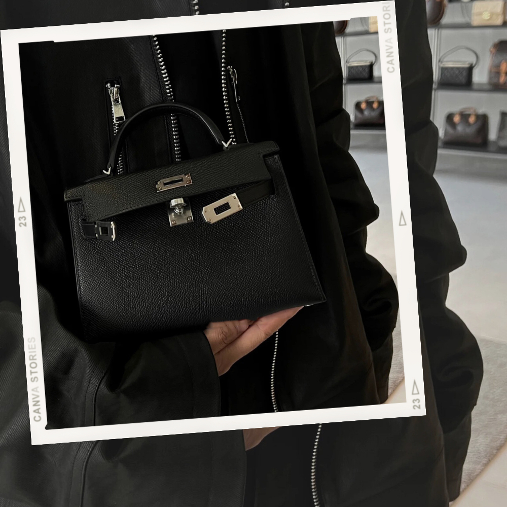 Túi Xách nữ Kelly da bò tấm, túi đeo chéo nữ thời trang, chất liệu da bò epsom,full hóa đơn box, bảo hành 12 tháng