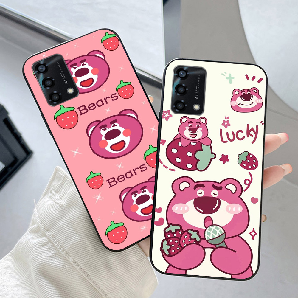 Ốp lưng oppo a74 / oppo a94 / oppo a95 / oppo a96 4g in hình gấu dâu chibi đáng yêu cute