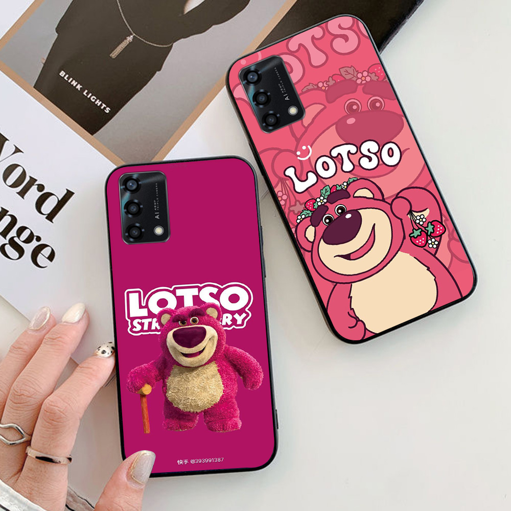 Ốp lưng oppo a74 / oppo a94 / oppo a95 / oppo a96 4g in hình gấu dâu chibi đáng yêu cute