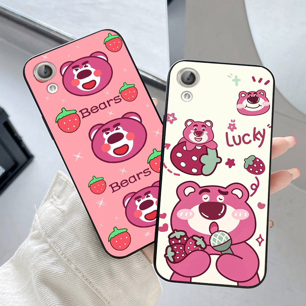 Ốp lưng huawei y6 ii / y6ii in hình gấu dâu chibi đáng yêu cute