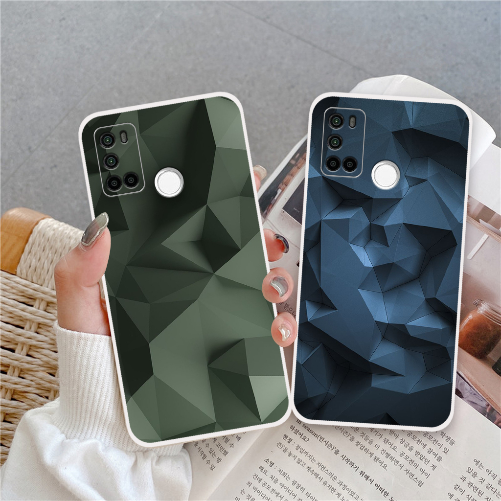 Ốp lưng Vsmart Joy 4 họa tiết đường kẻ, ốp thời trang giá rẻ