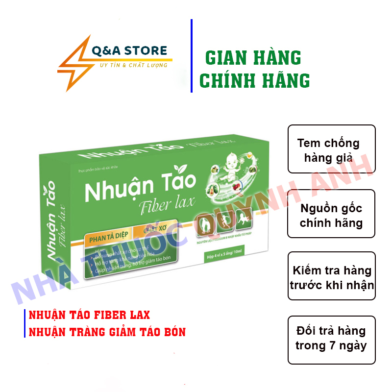 NHUẬN TÁO FIBER LAX NHUẬN TRÀNG GIẢM TÁO BÓN