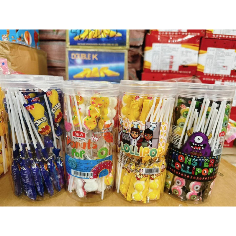 Kẹo mút que ngộ nghĩnh cute đủ hình ngẫu nhiên