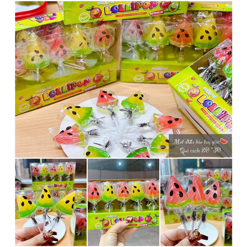 Kẹo mút que ngộ nghĩnh cute đủ hình ngẫu nhiên