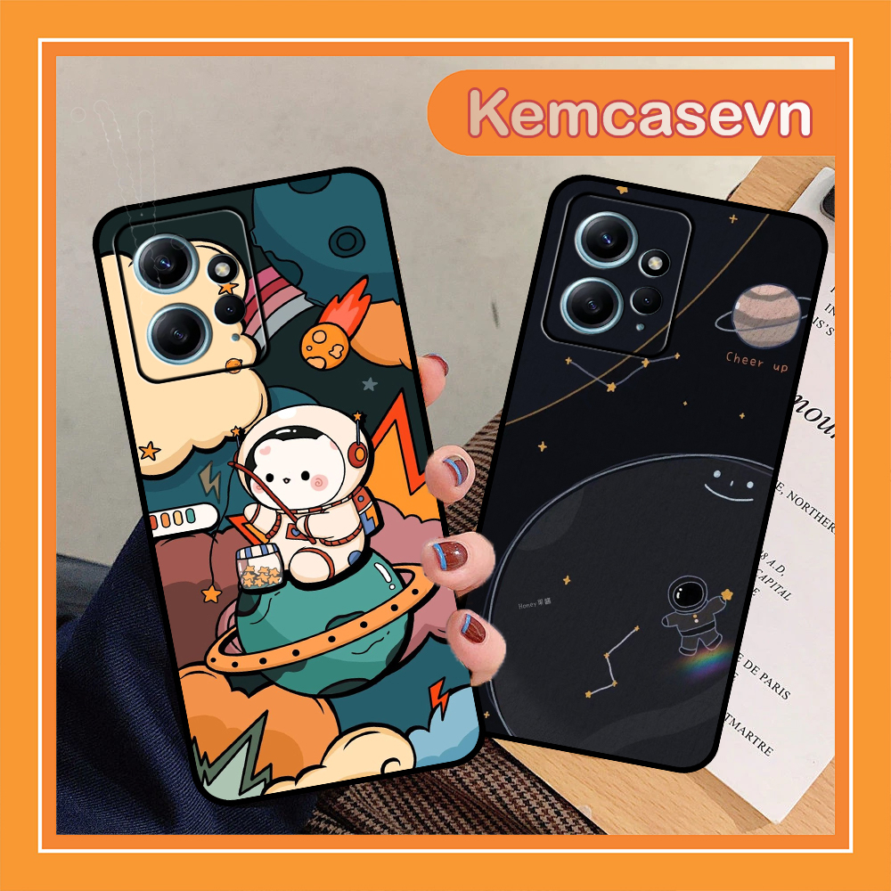 Ốp Xiaomi Redmi Note 12 4G - Redmi Note 12 5G - Redmi Note 12 Pro 5G In Hình Vũ Trụ Trend.