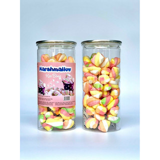 Lon 250g kẹo bông sữa, kẹo sữa thái lan - kẹo xốp bông gòn