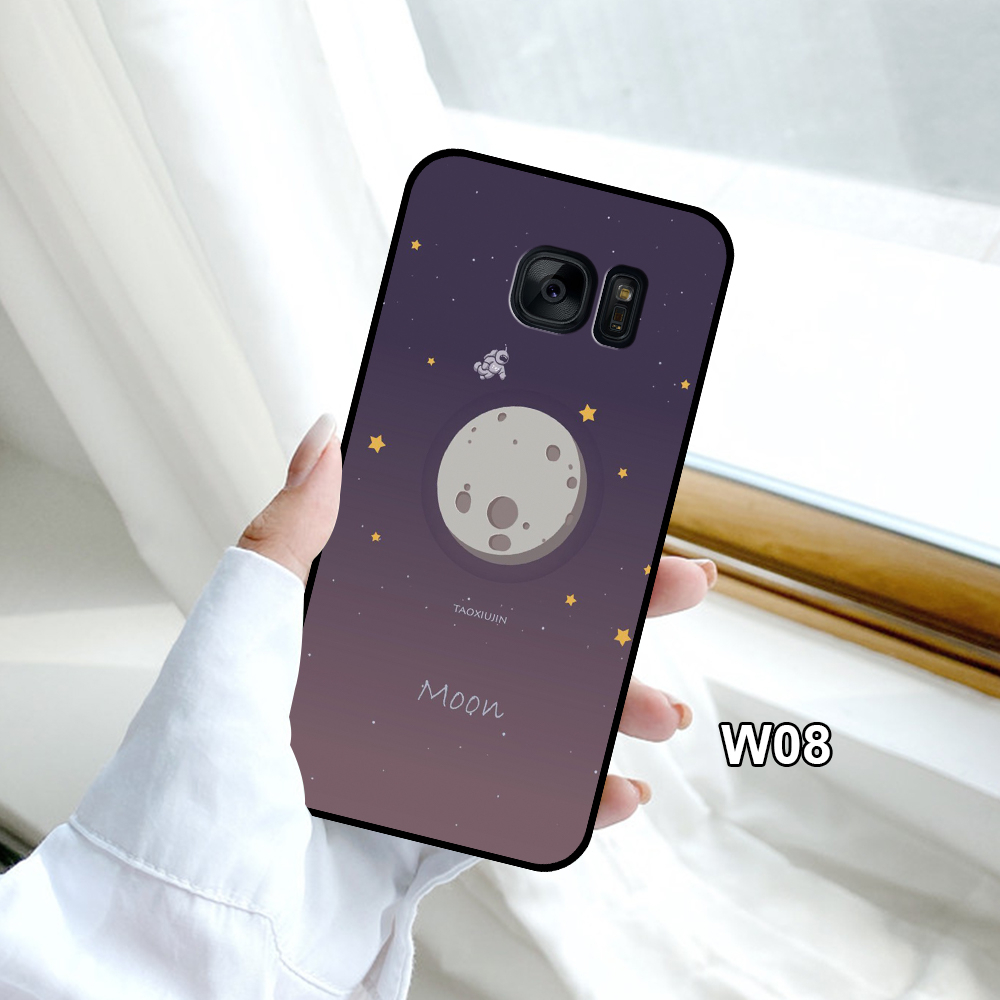 Ốp Lưng SamSung Note 5- S6- S6 Edge- S7- S7 Edge- Note Fe  In Hình Vũ Trụ, Nasa Cute - Trend .