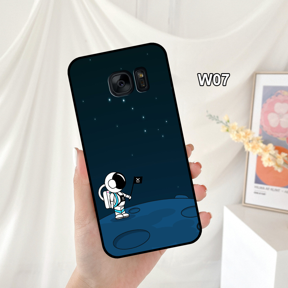 Ốp Lưng SamSung Note 5- S6- S6 Edge- S7- S7 Edge- Note Fe  In Hình Vũ Trụ, Nasa Cute - Trend .