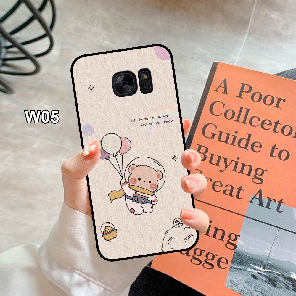 Ốp Lưng SamSung Note 5- S6- S6 Edge- S7- S7 Edge- Note Fe  In Hình Vũ Trụ, Nasa Cute - Trend .