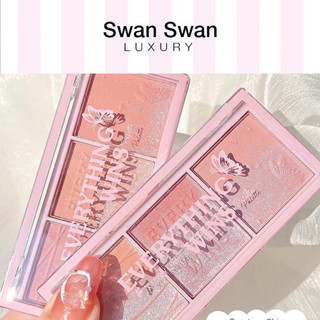 Phấn má 3 ô hồng cam everything wings