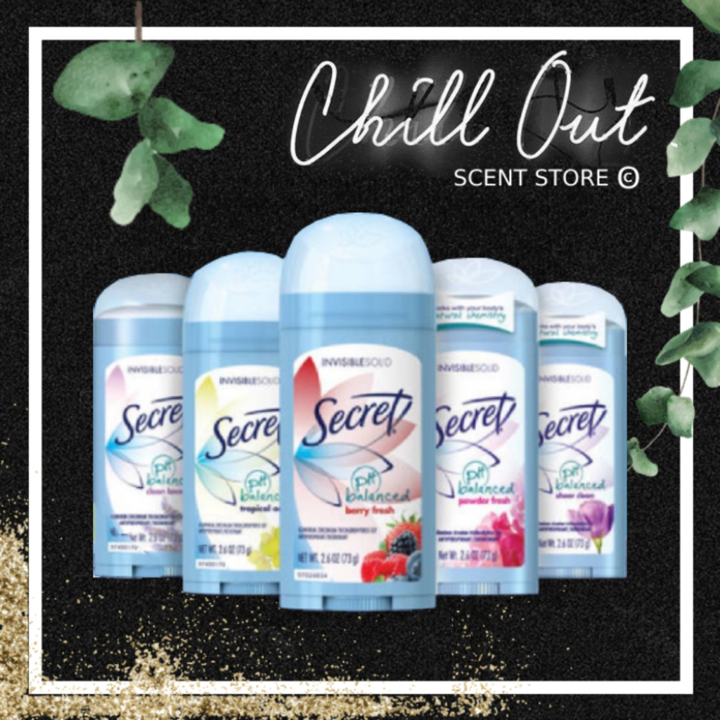 | 𝐂𝐇𝐈𝐋𝐋.𝐎𝐔𝐓 | Lăn Nách Khử Mùi Secret USA Cho Nữ Invisible Solid ( Đủ Mùi )