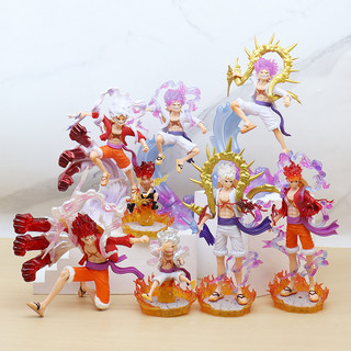 Mô hình figure nhân vật Luffy và Shanks trong OnePiece