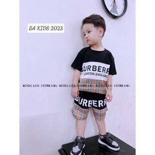 Sét bộ đùi kẻ BBR chất lừ bé trai