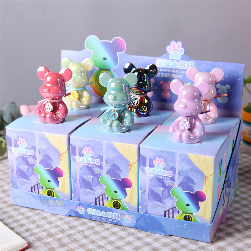 Hộp Mù Blindbox Gấu Bearbick Ngẫu Nhiên Thế Hệ 1 | DC13 | Hộp Ngẫu Nhiên Nhiều Màu Trang Trí Bàn Làm Việc, Phòng Khách