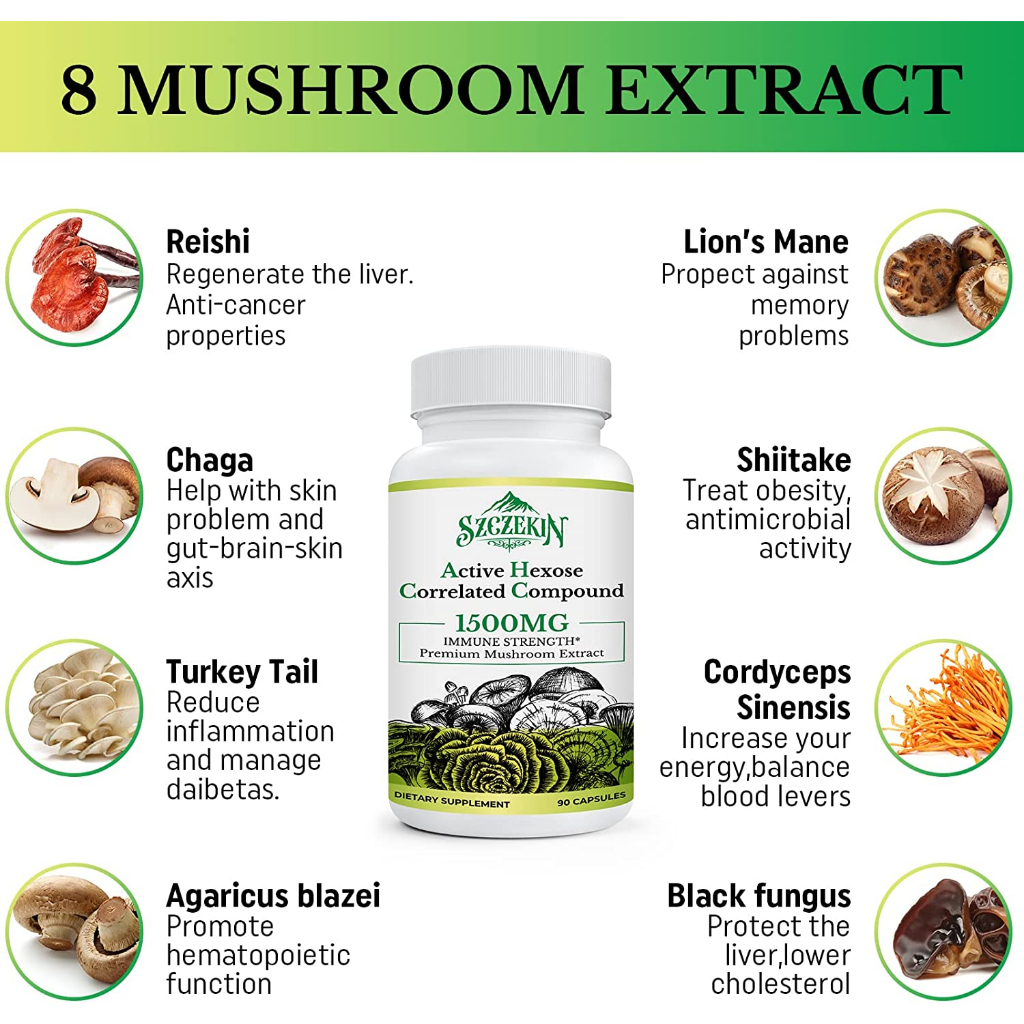 AHCC 1500mg Beta Glucan - viên hỗ trợ đào thải HPV, tăng cường miễn dịch siêu mạnh