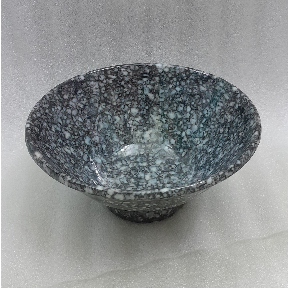 Tô xoăn đựng phở , bún nhựa Melamine vân đá đen