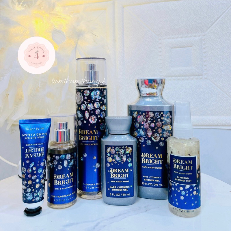 •𝐃𝐫𝐞𝐚𝐦 𝐁𝐫𝐢𝐠𝐡𝐭• Bath & Body Works - Sản phẩm dưỡng và xịt thơm toàn thân dành cho nam và nữ