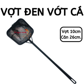 Vợt lưới đen vớt cá, tép - Phụ kiện cá cảnh | Hingaostore.
