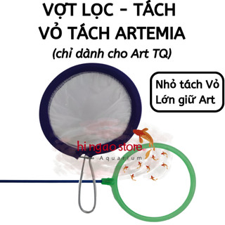 Bộ Vợt Tách Vỏ - Tách Artemia Trung Quốc - Phụ kiện cá cảnh | Hingaostore.