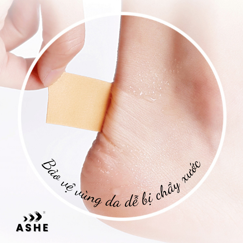 Cuộn dán gót chân chống mài mòn ASHE - Đơn giản, dễ sử dụng, tiện lợi
