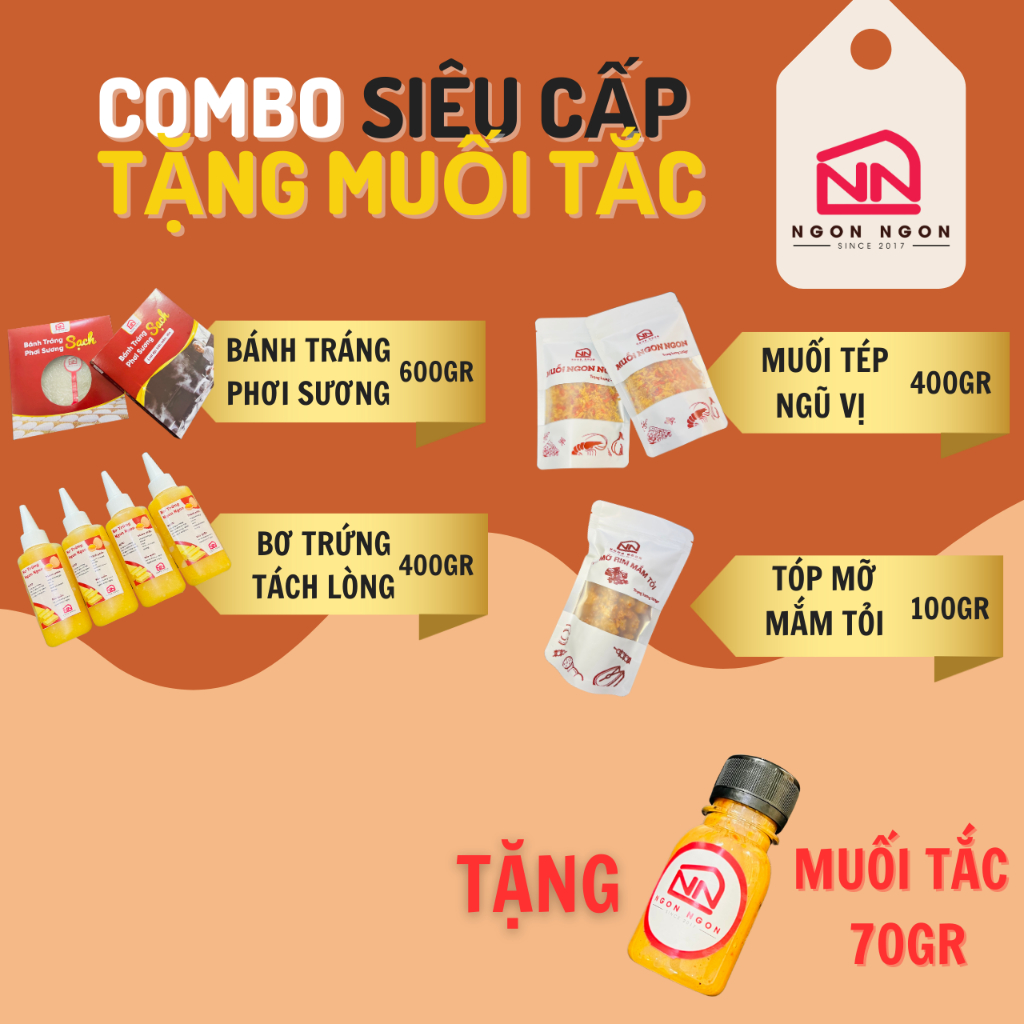 Combo Bánh Tráng Phơi Sương Khổng Lồ Tặng Bơ Siêu Cấp