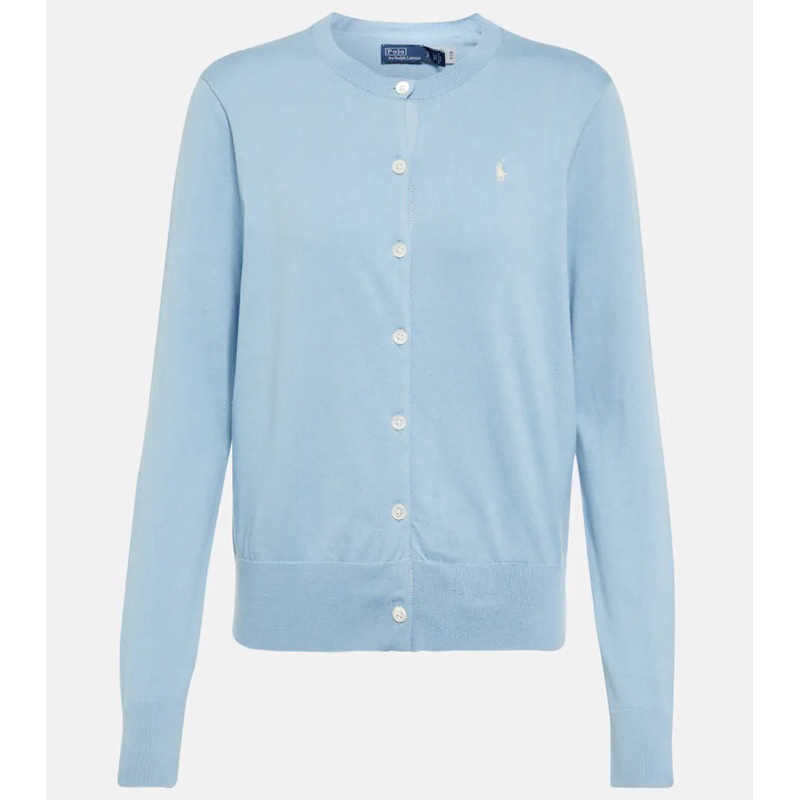 Pass cardigan màu xanh ngọc  AUTH của ralph lauren