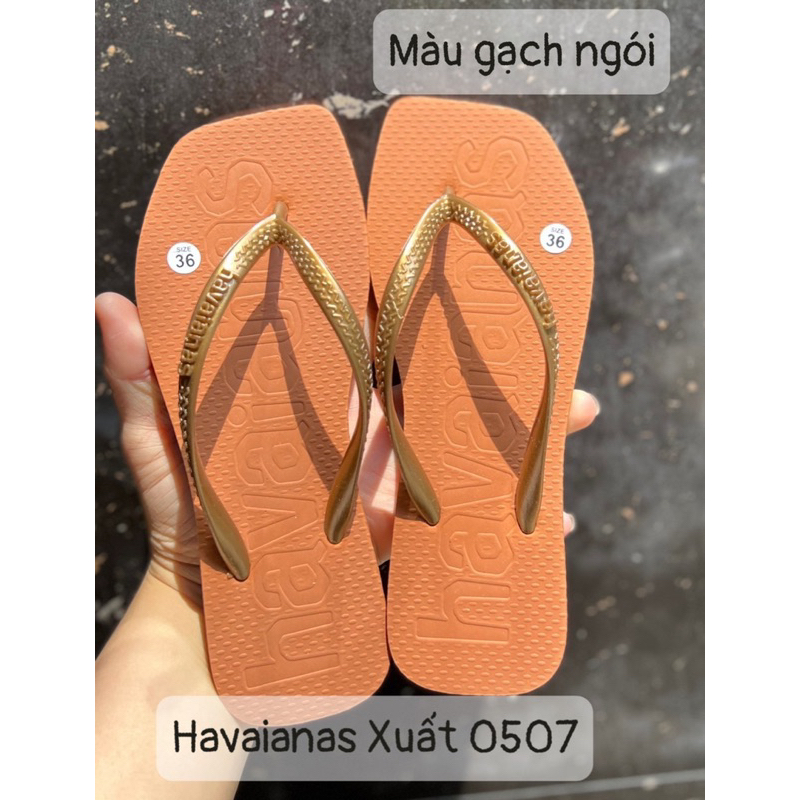 Dép Tông Lào HotTrend mũi vuông