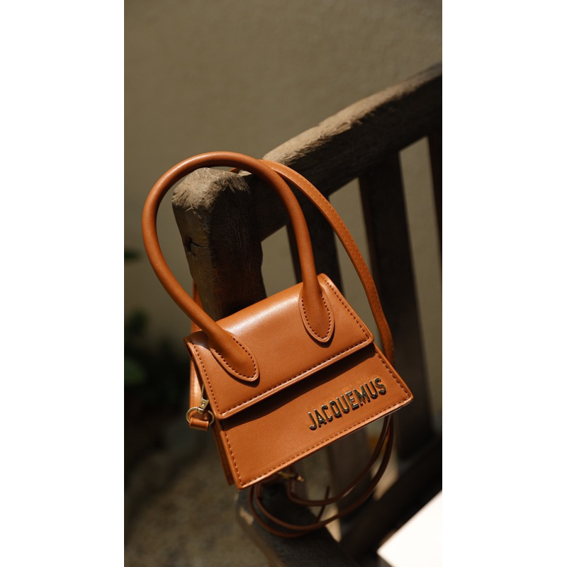 Túi Xách Jacquemus Mini Trắng Đen Nâu Size 14  -  By Anh Dinh Phuong