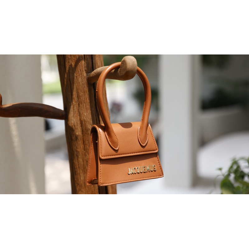 Túi Xách Jacquemus Mini Trắng Đen Nâu Size 14  -  By Anh Dinh Phuong