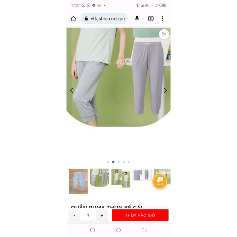 Quần Thun Lỡ Pumaa Chính Hãng Xuất Xịn Vải Thông Hơi Siêu Co Giãn Thoáng Mát. Mẹ Bon Chen ok