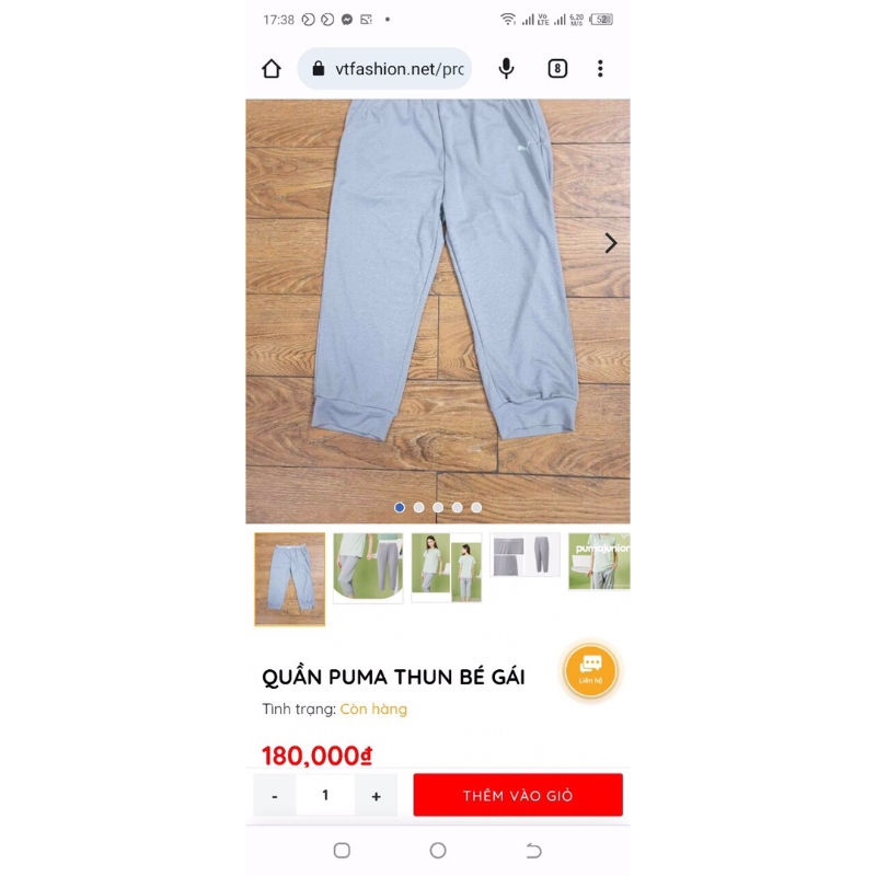 Quần Thun Lỡ Pumaa Chính Hãng Xuất Xịn Vải Thông Hơi Siêu Co Giãn Thoáng Mát. Mẹ Bon Chen ok