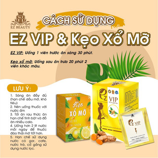 Combo 1 hộp ez vip + 1 hộp kẹo xo mo