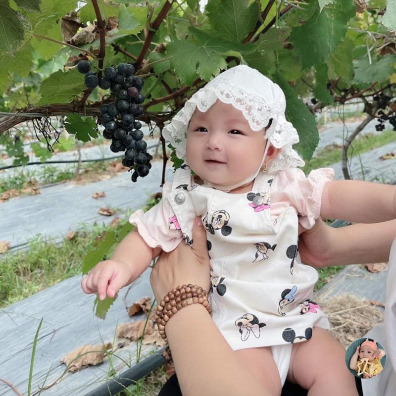 SET VÁY YẾM MICKEY kèm áo hồng cho bé