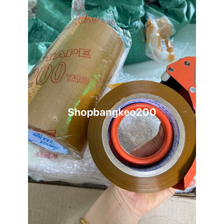 Băng keo đục,trong : 1,8kg-200ya