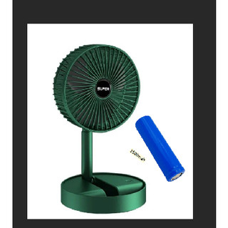 Quạt 3 Tốc Độ Để Bàn Pin Sạc Loại cầm tay  va xếp 9w