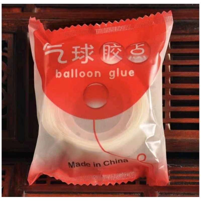 Cuộn keo 2 mặt 100 miếng tròn trắng trong